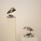 Space Age Polished Aluminum Table Lamps, 1980s, Set of 2, Image 12