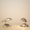 Space Age Polished Aluminum Table Lamps, 1980s, Set of 2 8