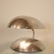 Space Age Polished Aluminum Table Lamps, 1980s, Set of 2 1