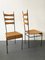 French Rattan, Metal, and Brass Dining Chairs, 1950s, Set of 2, Image 15