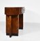 Small Art Deco Burl Walnut Side Table, 1930s 2