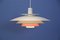Danish Orange Accent Ceiling Lamp from Form Light, 1960s, Image 7