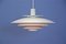 Danish Orange Accent Ceiling Lamp from Form Light, 1960s, Image 1