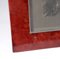 Red Goatskin Picture Frame by Aldo Tura, 1950s 7