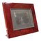 Red Goatskin Picture Frame by Aldo Tura, 1950s 1