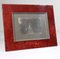 Red Goatskin Picture Frame by Aldo Tura, 1950s, Image 3