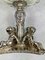Antique Louis Philippe Style French Silver Plated and Blue Opaline Glass Centerpiece 6