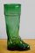 Grandes Bottes Vintage en Verre Vert de Salamander Shoe Company, 1930s 3