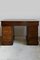 Small Antique Edwardian Oak and Leather Desk 17