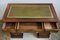 Small Antique Edwardian Oak and Leather Desk 6