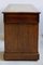 Small Antique Edwardian Oak and Leather Desk, Image 18