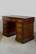 Small Antique Edwardian Oak and Leather Desk 19