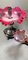 Antique Napoleon III French Silver Plated and Pink Opaline Glass Centerpiece 5