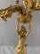 Antique Art Nouveau Golden Bronze Table Lamp, Image 9