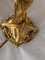 Antique Art Nouveau Golden Bronze Table Lamp 13