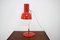 Mid-Century Red Table Lamp from Napako, 1960s, Image 5