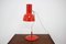 Rote Mid-Century Tischlampe von Napako, 1960er 5