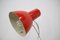 Lampe de Bureau Rouge Mid-Century de Napako, années 60 7