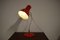 Lámpara de mesa Mid-Century roja de Napako, años 60, Imagen 3