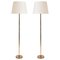 Mid-Century Brass Floor Lamps from Bergboms, Set of 2 1