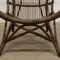 Rattan Wingback Lounge Chair, 1960s 4