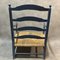 Rustic French Lavender Blue Lounge Chair, 1950s 8