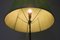 Mid-Century Stehlampe mit plissiertem Lampenschirm & Ständer, 1950er 14