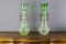 Large Art Nouveau Crackle Glass Vases, 1930s, Set of 2 7