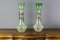 Large Art Nouveau Crackle Glass Vases, 1930s, Set of 2 4