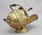 19th Century Brass Coal Scuttle and Shovel Set, Image 6