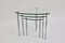 Mid-Century Italian Chrome and Glass Nesting Tables, 1960s, Set of 3, Image 2