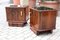 Small Art Deco Austrian Walnut Dressers, 1930s, Set of 2 7