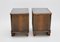 Small Art Deco Austrian Walnut Dressers, 1930s, Set of 2 5