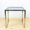 Chromed Metal and Smoked Glass Side Table, 1960s 5
