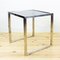 Chromed Metal and Smoked Glass Side Table, 1960s, Image 1