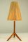 Vintage Austrian Teak Table Lamp, 1950s 5