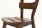 Spanish Brutalist Oak Dining Chairs, 1950s, Set of 6 2