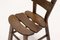 Spanish Brutalist Oak Dining Chairs, 1950s, Set of 6, Image 8