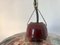 Lampada da soffitto vintage in vetro di Murano bianco e rosso, anni '60, Immagine 11