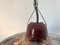 Vintage White and Red Murano Glass Ceiling Lamp, 1960s 11