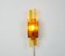 Amber Glass Sconce by Svend Aage Holm Sørensen for Holm Sørensen & Co, 1960s, Image 11