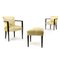 Mid-Century Italian Velvet Armchairs and Footstool, 1940s, Set of 3, Image 5