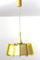 Acrylic Glass Pendant Lamp, 1950s, Image 1