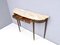 Ebonized Beech & Marble Console Table, 1950s 6