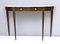 Ebonized Beech & Marble Console Table, 1950s 1