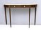 Ebonized Beech & Marble Console Table, 1950s, Image 1