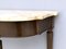Ebonized Beech & Marble Console Table, 1950s, Image 8