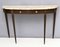 Ebonized Beech & Marble Console Table, 1950s, Image 3