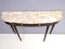 Ebonized Beech & Marble Console Table, 1950s 7