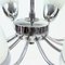 Mid-Century Chrome 10-Arm Ceiling Lamp, 1960s 9